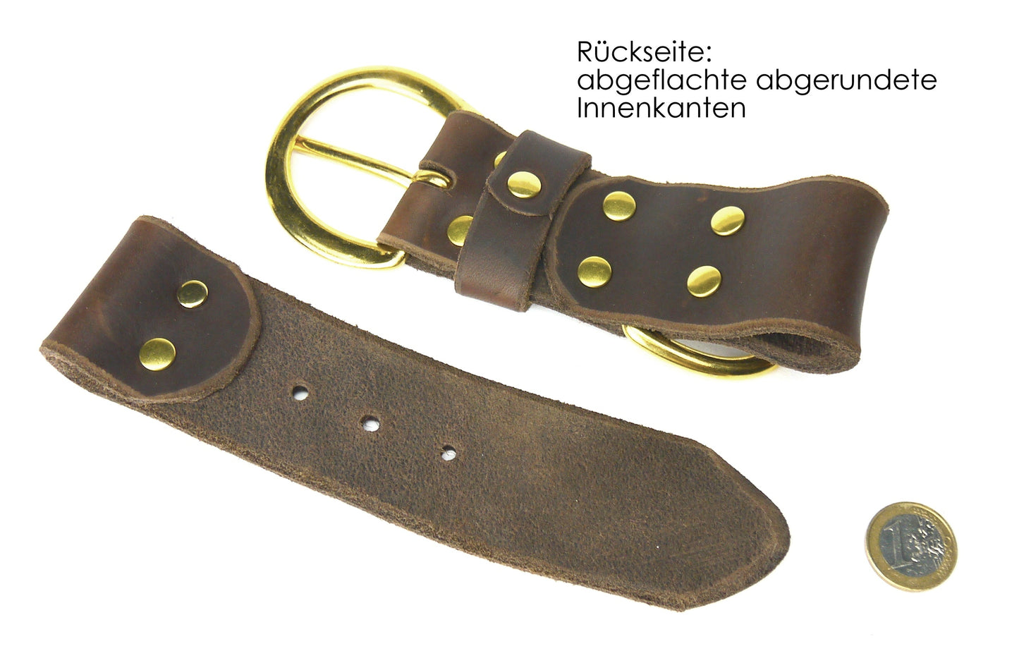 Fettleder Adapter-Halsband Maxi für Seil