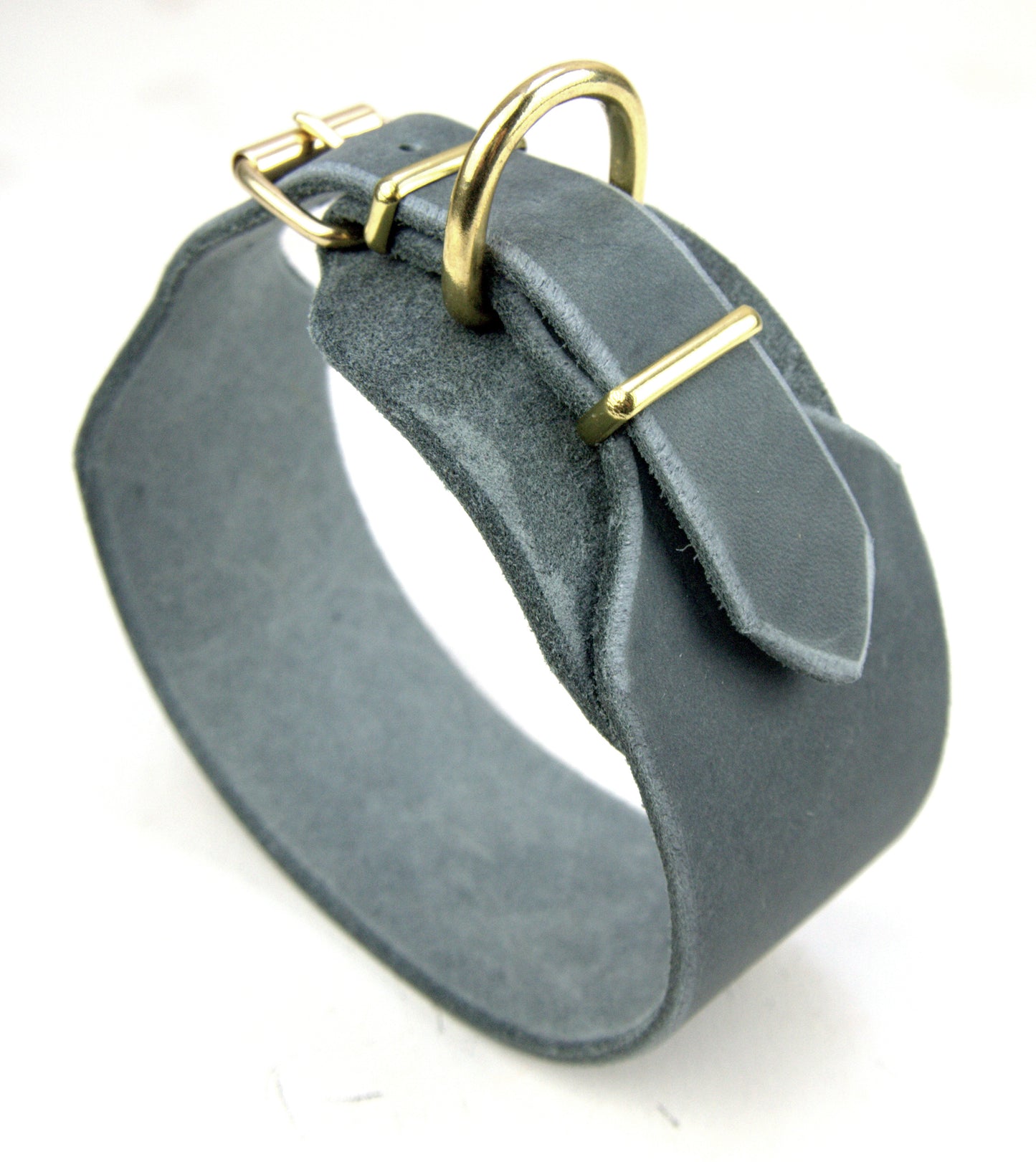 Windhund-Halsband, Leder, Fettleder, Hund (50 mm)