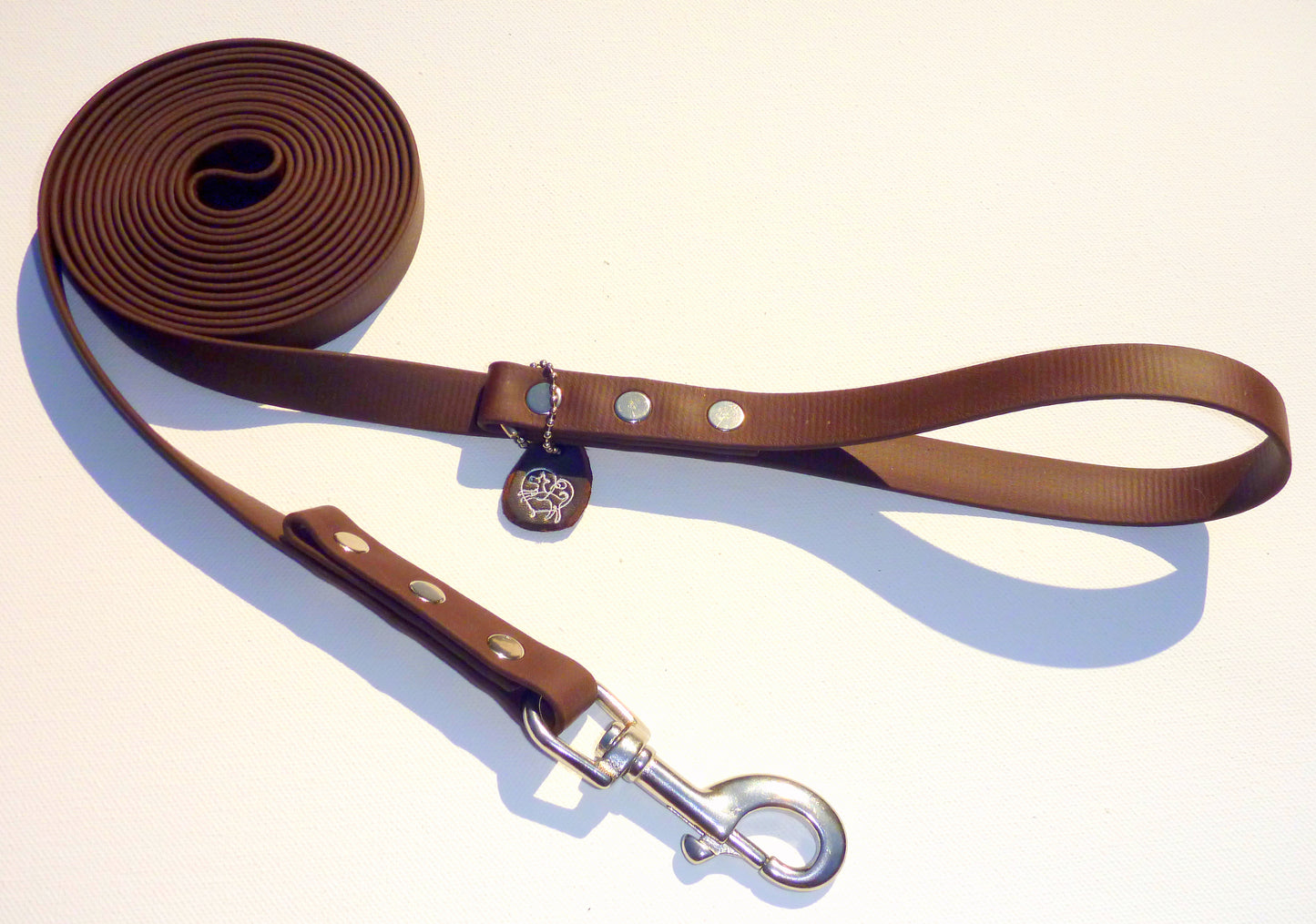 Biothane 3 m mit zus. Karabiner in der Handschlaufe