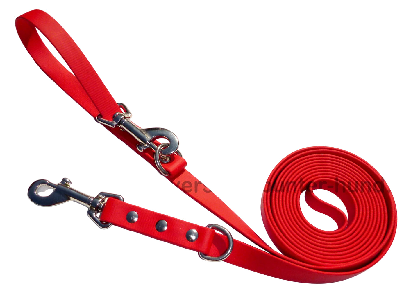 Biothane 3 m mit zus. Karabiner in der Handschlaufe