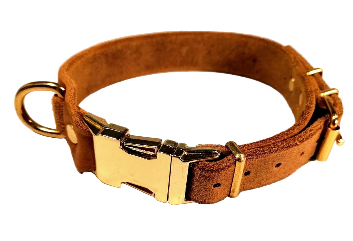 "Elliot" Halsband Klick, verstellbar, Fettleder, Leder, Hund