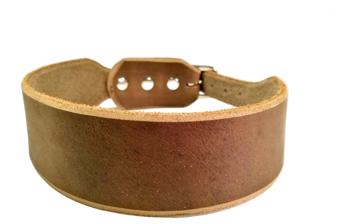 Windhund-Halsband, Leder, Fettleder, Hund (40 mm)