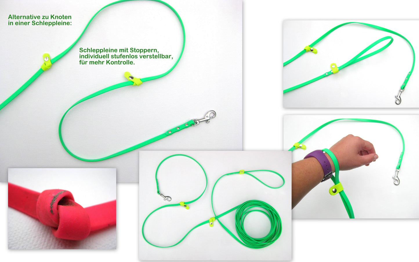 Biothane Schleppleine 10 m mit Handschlaufe