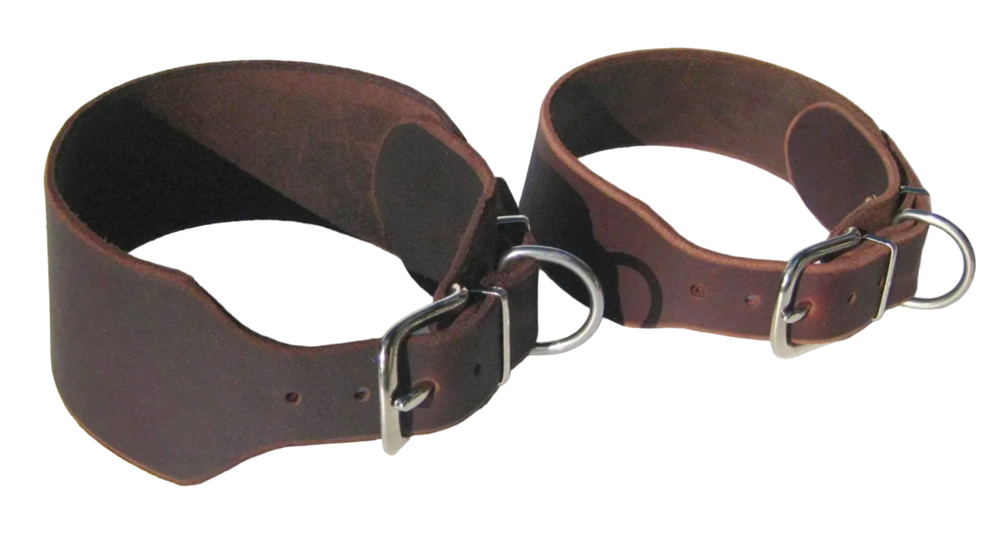 Windhund-Halsband, Leder, Fettleder, Hund (40 mm)
