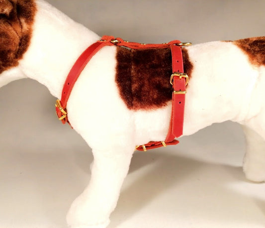 Brustgeschirr, Hundegeschirr, Ledergeschirr, Leder, Fettleder, Hund