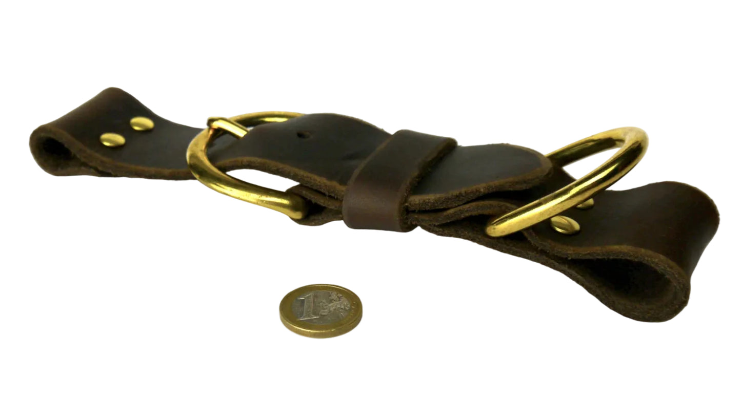 Fettleder Adapter-Halsband Maxi für Seil