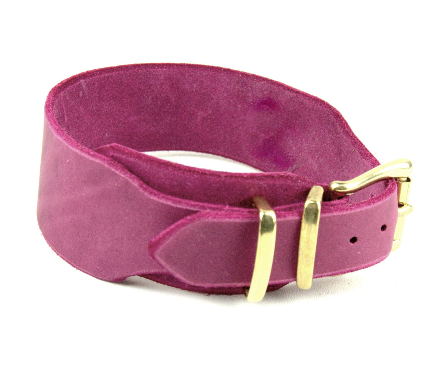 Windhund-Halsband, Leder, Fettleder, Hund (40 mm)